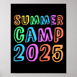 Kids Summer Camp 2025 Camping Director Crew Host C Poster