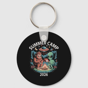 Kids Summer Camp 2026 Alien Bigfoot Director Crew Key Ring