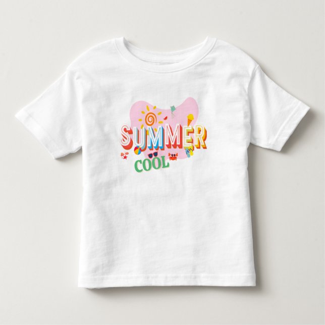 Kids summer cute toddler T-Shirt (Front)