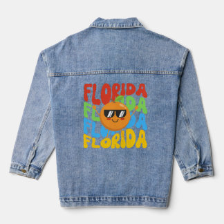 Kids Summer Shirt | Florida's Orange Denim Jacket