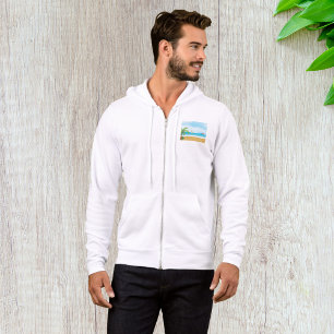 Kids Surfing Tropical Beach Fun Summer Ocean Hoodie