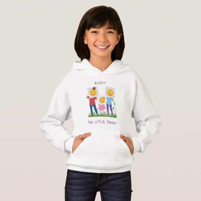Kids Sweatshirt/Tshirt Enjoy the little Things  (Front Full)
