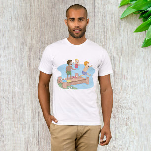 Kids Swimming Mens T-shirt