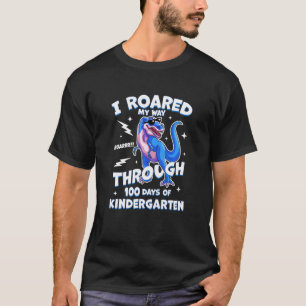 Kids T Rex Kindergarten I Roared My Way Through 1 T-Shirt