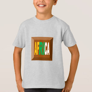 Kids T-Shirt ash DESIGN CHOCO AFRICA
