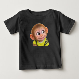 kids t-shirt funny Monkey looking to the side