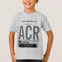 KIDS T-SHIRT GRAY COLOUR "DODGE VIPER THEME"