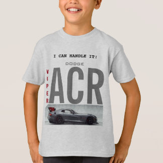 KIDS T-SHIRT GRAY COLOUR "DODGE VIPER THEME"