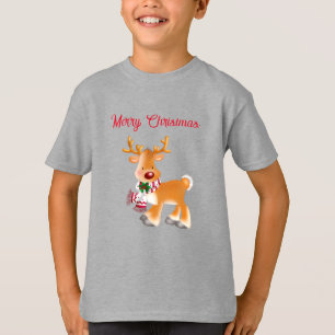 Kids T-Shirt Holiday Rudolph