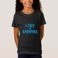 Kids T-Shirt I Luv Camping