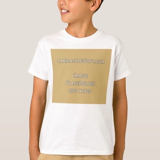 Kid's T-Shirt Landscape Orientation (Front)