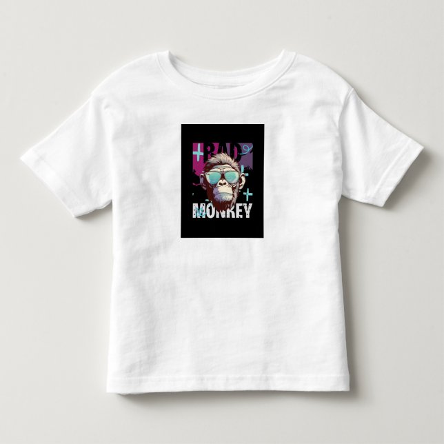 Kid's T-Shirt - Monkey Design T-Shirt (Front)