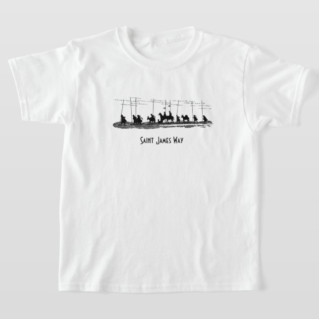 Kids' T-shirt Saint James Way (Laydown)