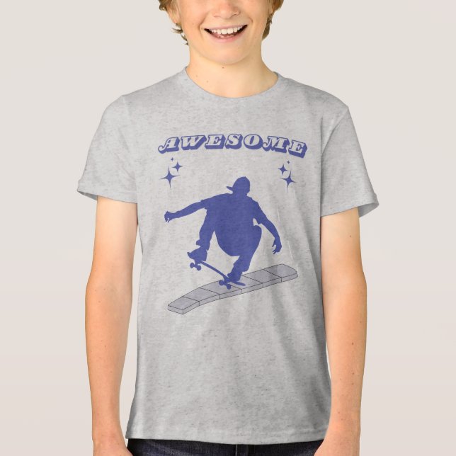 Kids t-shirt  Tri-Blend shirt (Front)