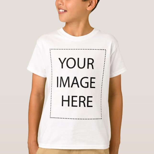 Kids T-Shirt Vertical Template (Front)