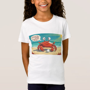 Kids T-Shirt – “Why Did the Crab Not Share?” Funny