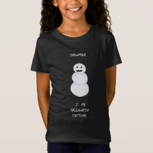 Kids' T-Shirt with pumpkin snowman