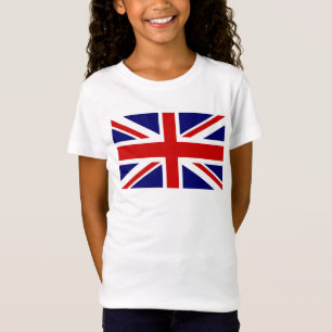 Kid's T Shirts with British Union Jack flag