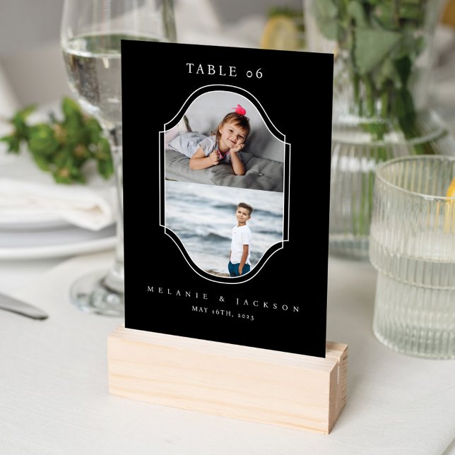 Kids Table Number Fun Wedding Couple's Year Photo (Creator Uploaded)