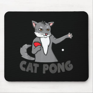 Kids Table Tennis Cat for Boys and Girls  Mouse Pad