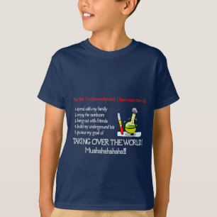 Kids Take Over World Dark Shirt Design