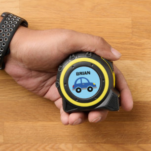 Kid's tape measure with cute car drawing 1