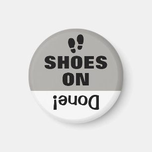 Kid's Task Chore List Reminder Magnet Shoes