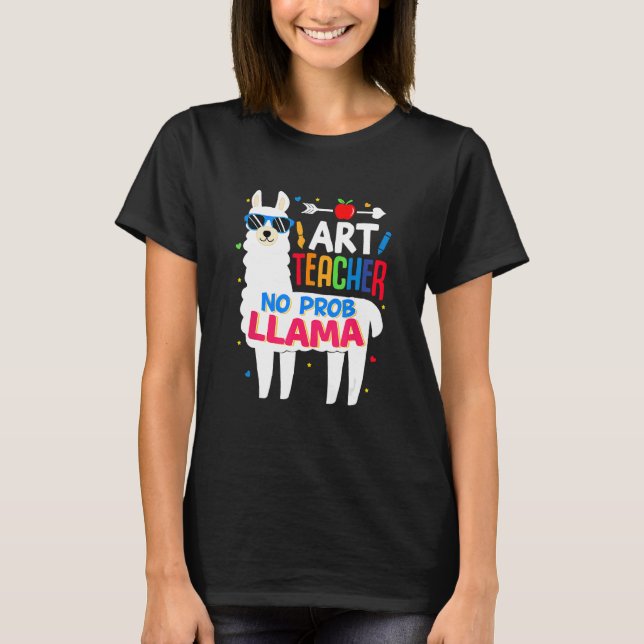 Kids Teacher Llama First Day Of School 1st T-Shirt (Front)