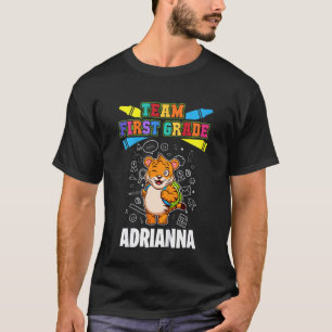Kids Team First Grade Adrianna Personalised T-Shirt