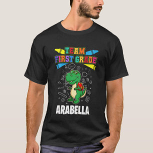 Kids Team First Grade Arabella Personalised T-Shirt