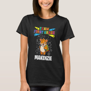Kids Team First Grade Makenzie Personalised T-Shirt