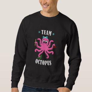 Kids Team Octopus School Or Nursery Octopus Sweatshirt