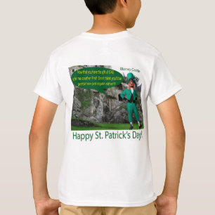 kids tee. Happy St. Patrick's Day. irish setter/l T-Shirt
