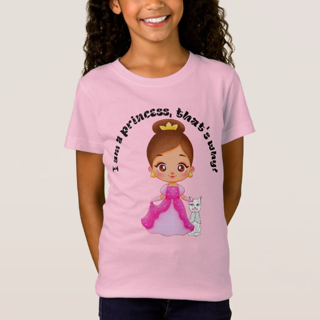 Kid's Tee-I am a princess, that's why! T-shirt (Front)