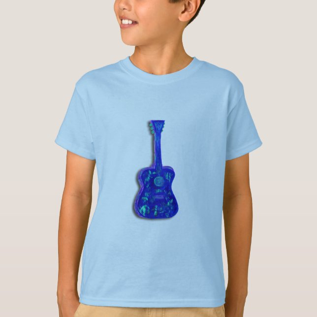 Kid's Tee Shirt - Groovy Guitar (Front)