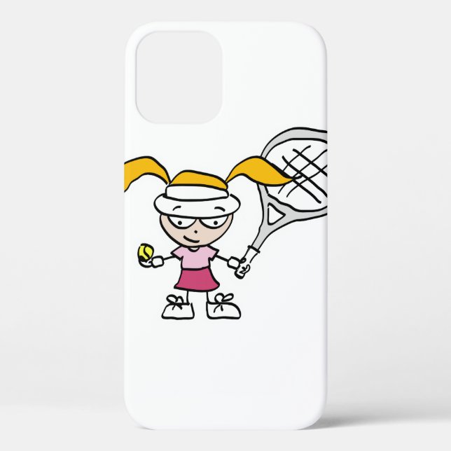 Kids tennis Case-Mate iPhone case (Back)
