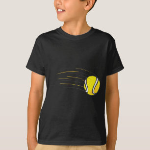 Kids Tennis Shirts - Flying Tennis Ball Kids Shirt