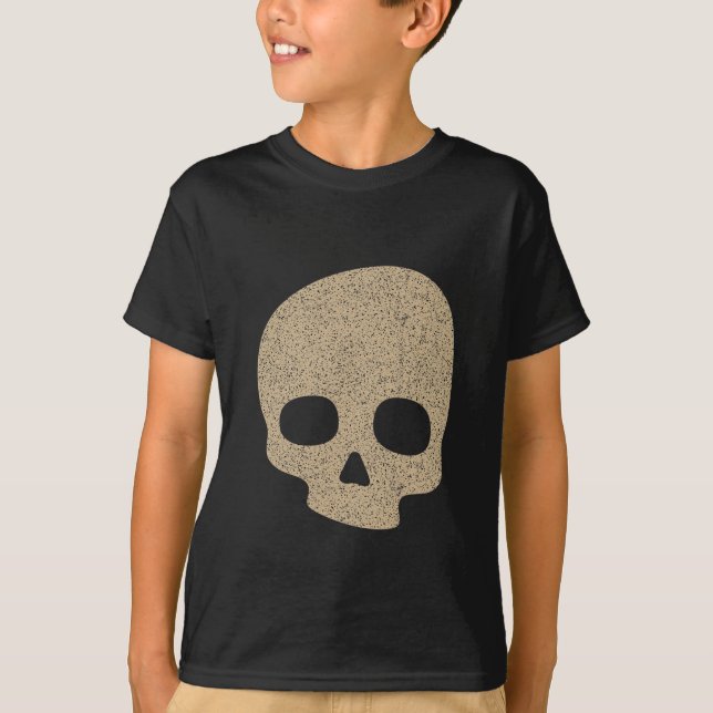 Kid's Textured skull Halloween   T-Shirt (Front)