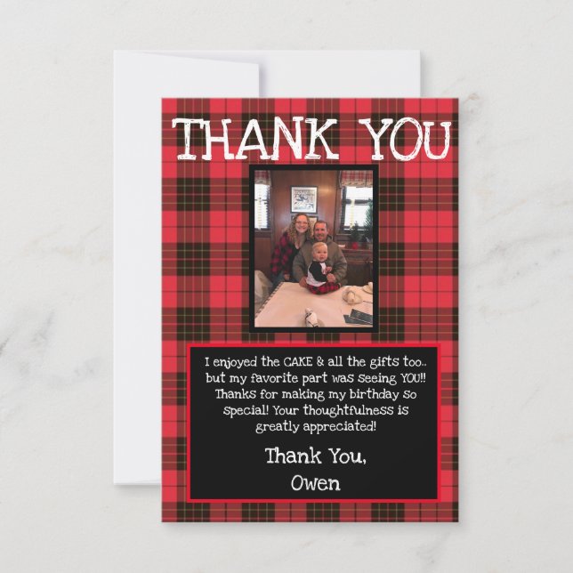 Kid's Thank You Card (Front)