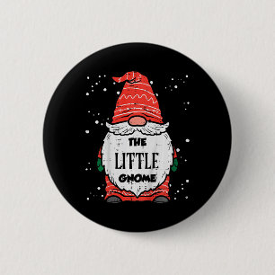 Kids The Little Gnome Xmas Matching Christmas Fami 6 Cm Round Badge