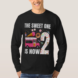 Kids The Sweet One Is Now 2 Years Old 2nd Birthday T-Shirt