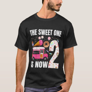 Kids The Sweet One Is Now 2 Years Old 2nd Birthday T-Shirt