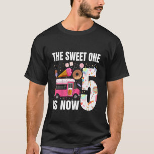 Kids The Sweet One Is Now 5 Years Old 5th Birthday T-Shirt