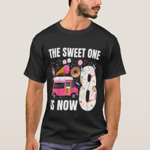 Kids The Sweet One Is Now 8 Years Old 8th Birthday T-Shirt