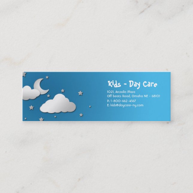 Kids themed business card (Front)