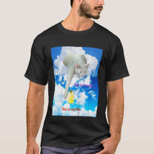 Kids This is the life this is my life Cat with lem T-Shirt