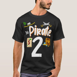 Kids This Pirate Is 2 Birthday - 2 Year Old Birthd T-Shirt