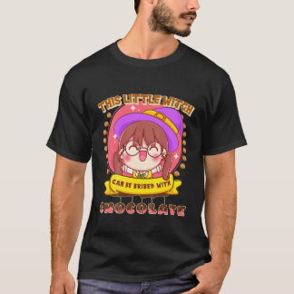 Kids This Witch Can Be Bribed With Chocolate Funny T-Shirt