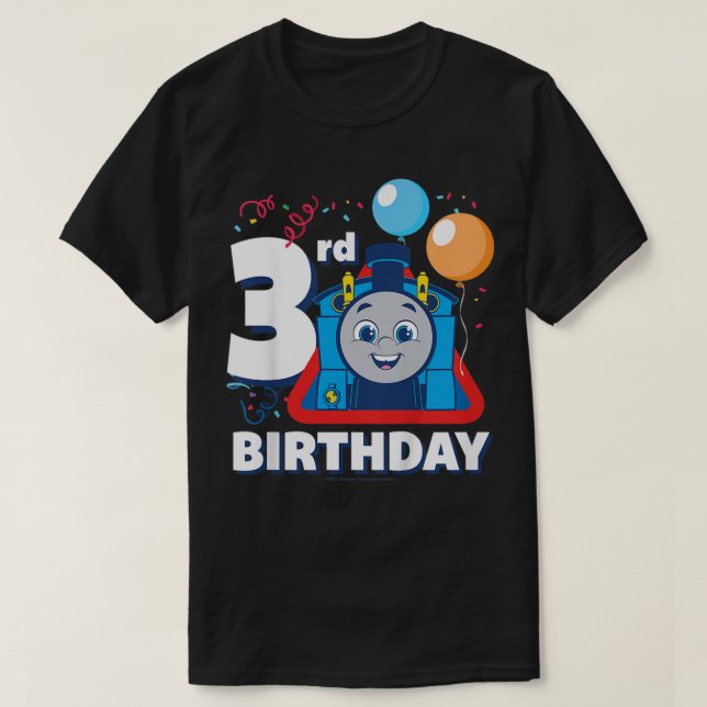Kids Thomas & Friends - Happy 3rd Birthday  T-Shirt (Design Front)