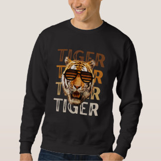 Kids Tiger Striped Orange Sunglasses for Toddler,  Sweatshirt